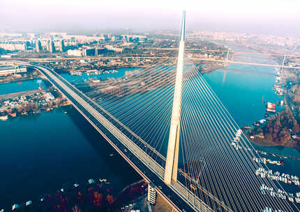 Panoramic helicopter flight "Belgrade in the Palm of Your Hand " - private tour, 30 minutes, for a maximum of 3 people