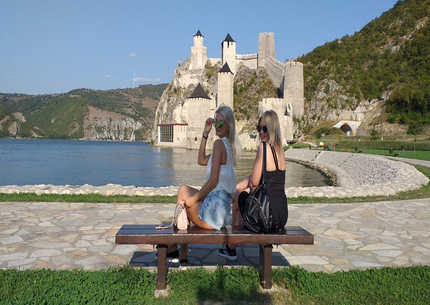 Opet the Iron Gate on the Danube River -  fortress Golubac,Ram ,monastery Tumane Silver Lake -private tour by car.