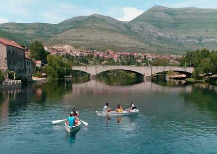 Hedonistic tour on Trebišnjica river
